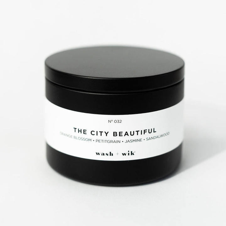 travel tin candle