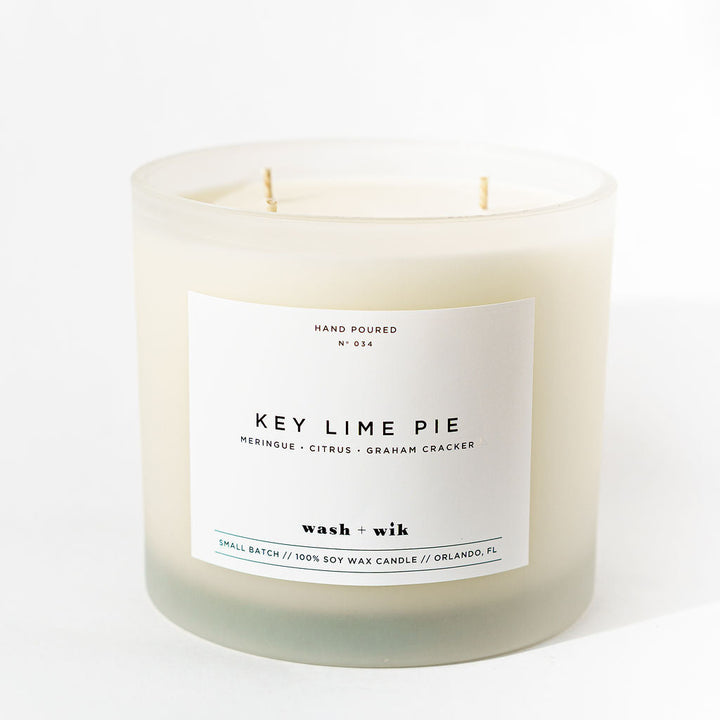 Candle labeled &