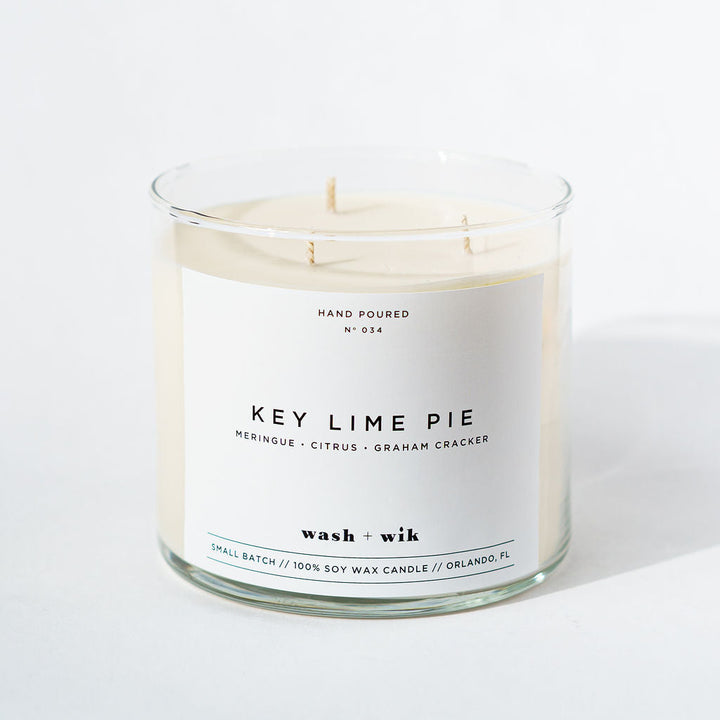 Candle labeled &
