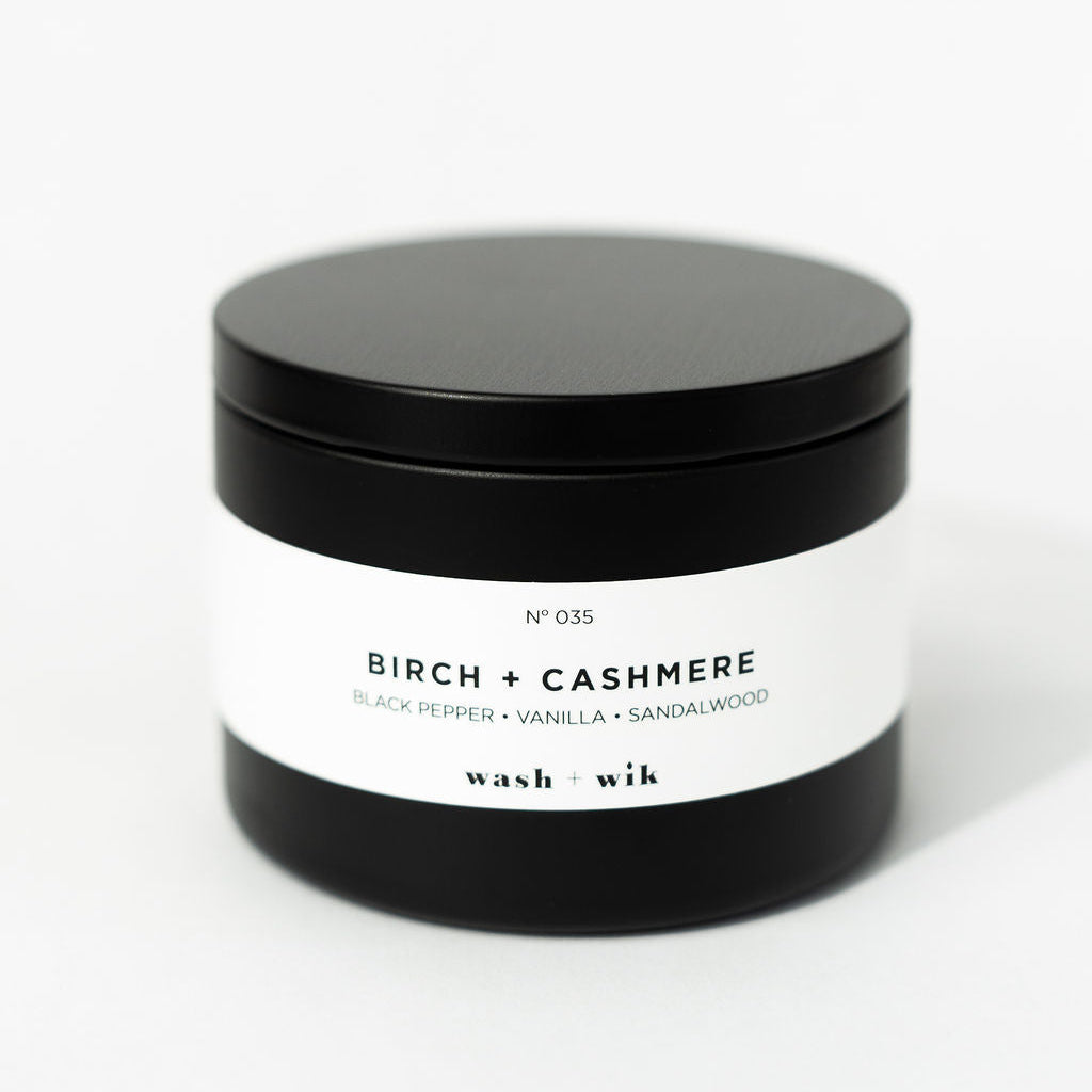 travel tin candle