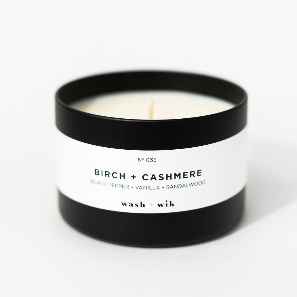 travel tin candle