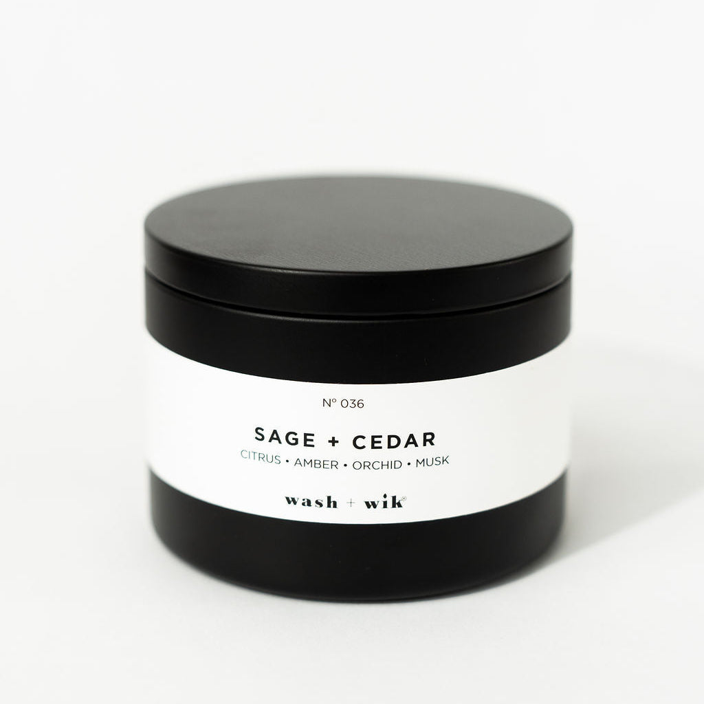 travel tin candle
