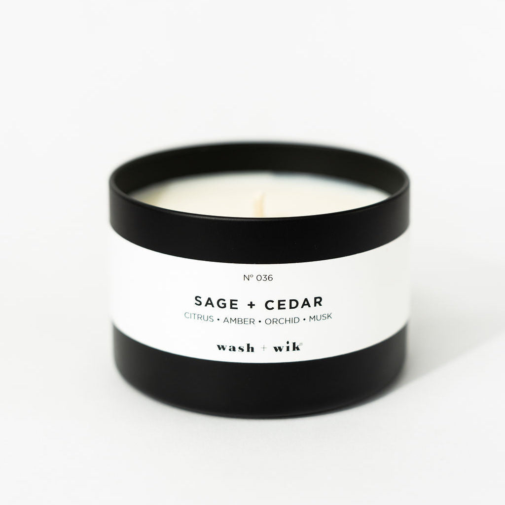 travel tin candle