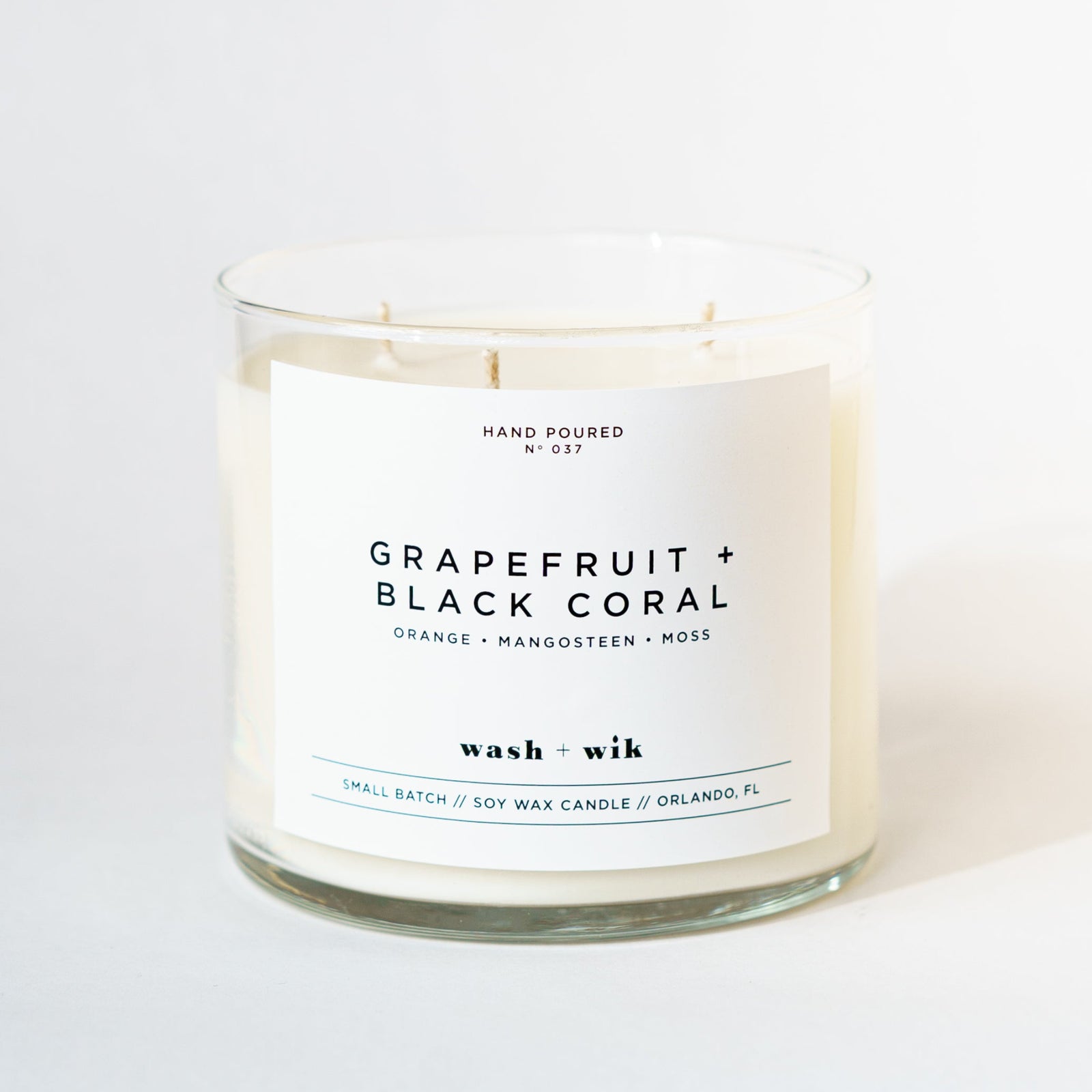 Three wick tumbler candle 