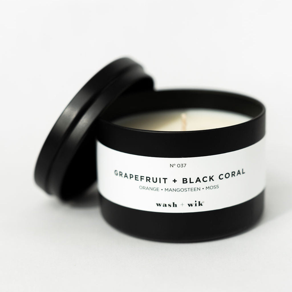 travel tin candle
