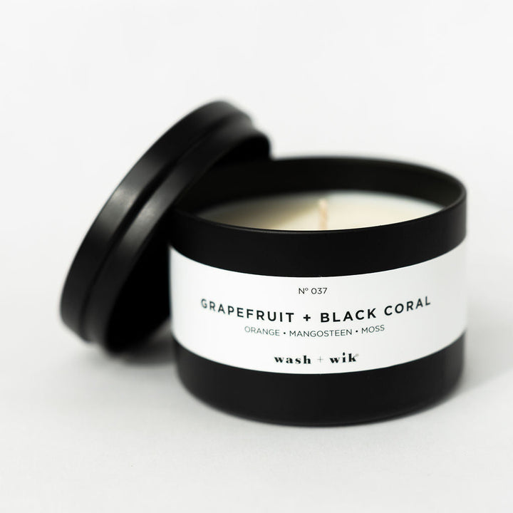 travel tin candle
