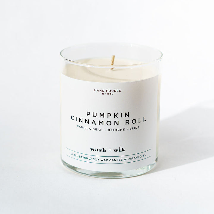 Candle labeled &