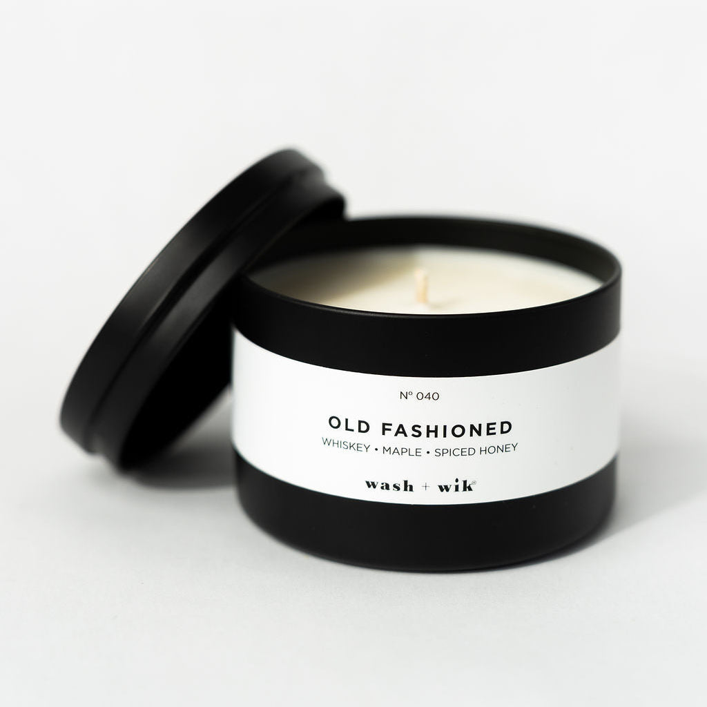 travel tin candle