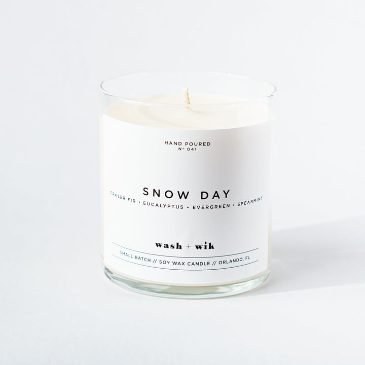 Candle labeled &