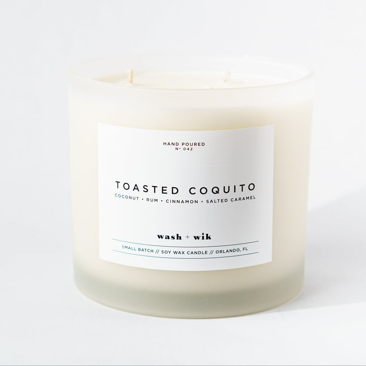 Candle labeled &