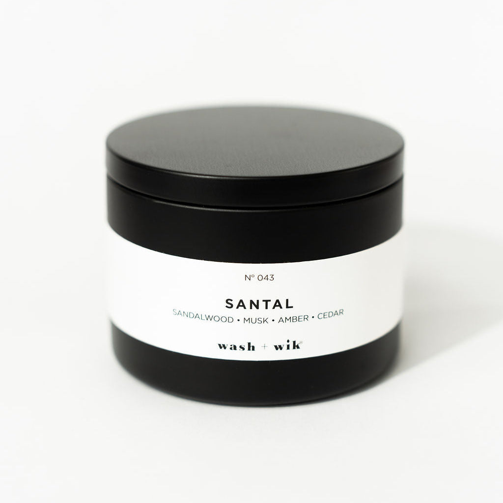 travel tin candle