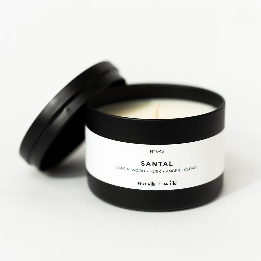 travel tin candle