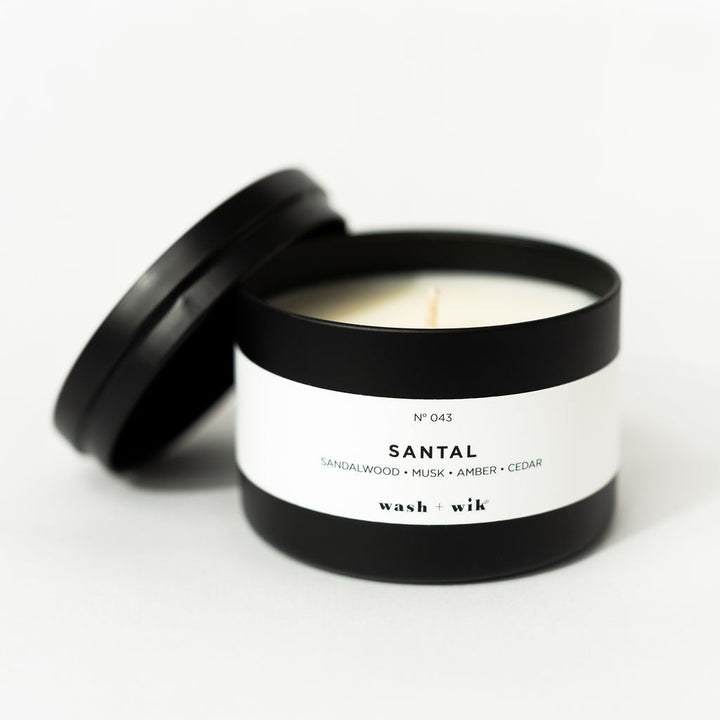travel tin candle