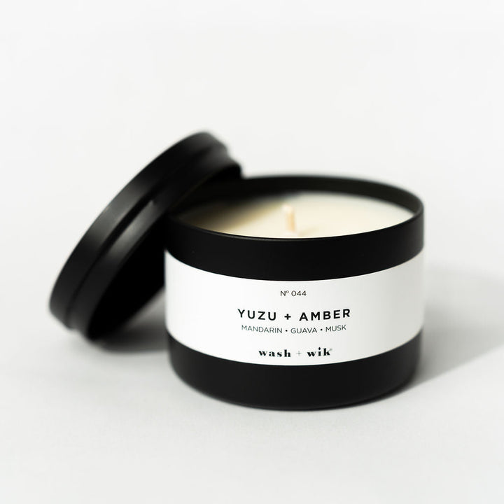travel tin candle