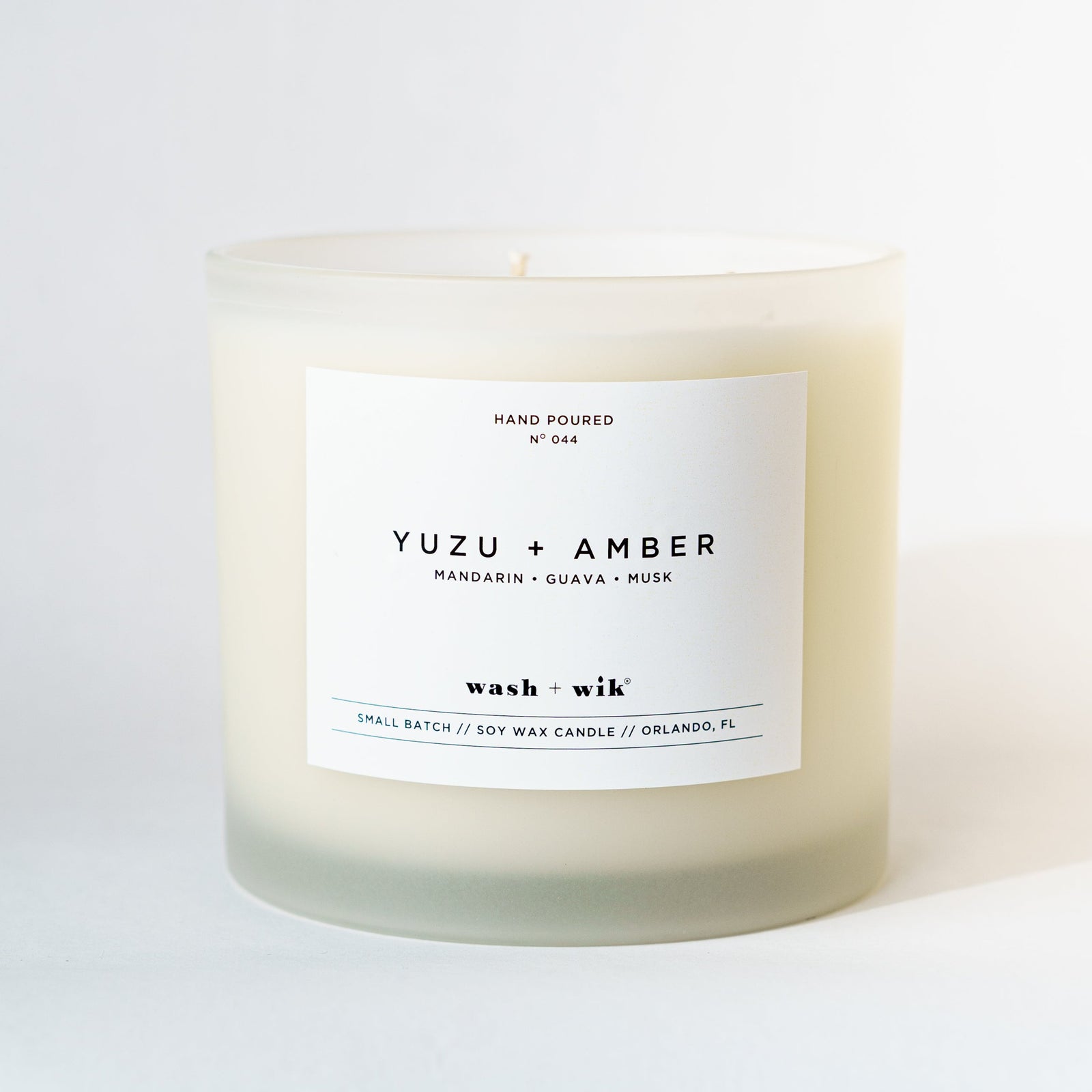 Three wick tumbler candle