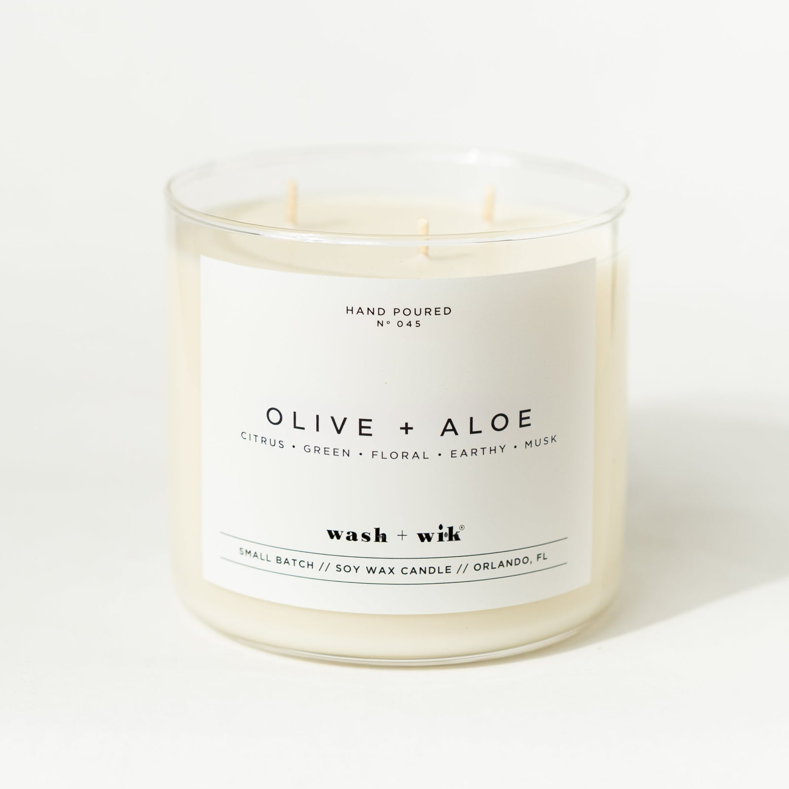 Three wick tumbler candle 