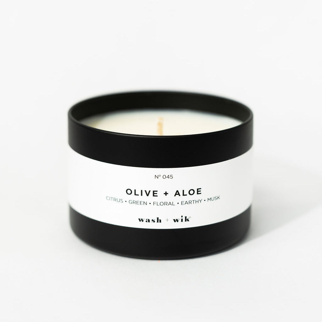 travel tin candle