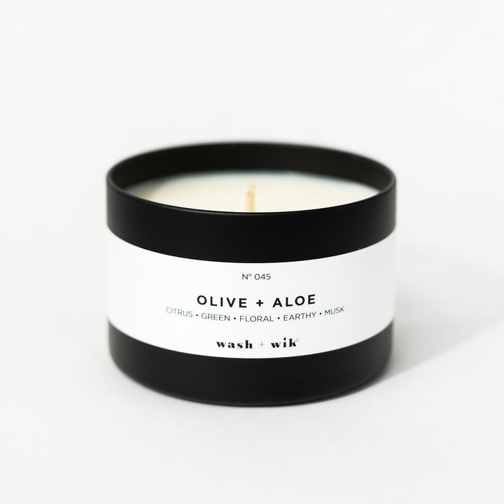 travel tin candle