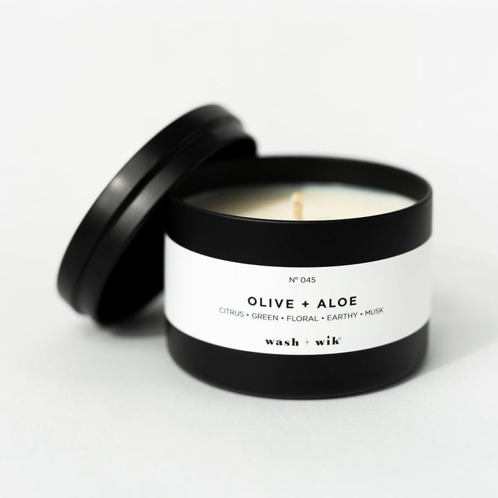 travel tin candle