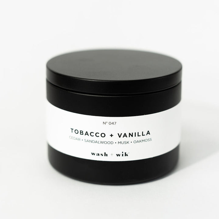 travel tin candle