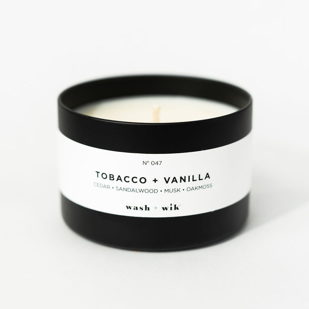 travel tin candle