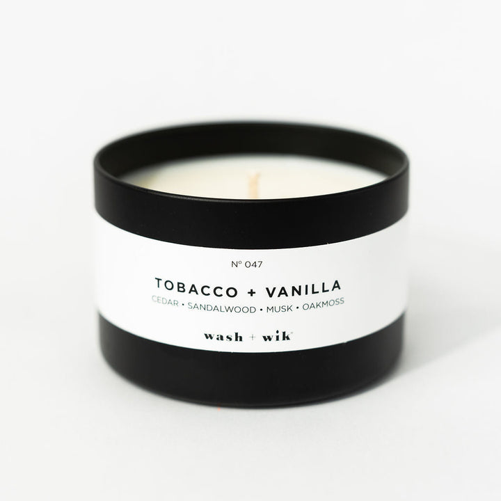 travel tin candle