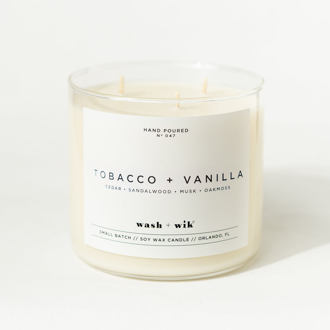 Three wick tumbler candle 