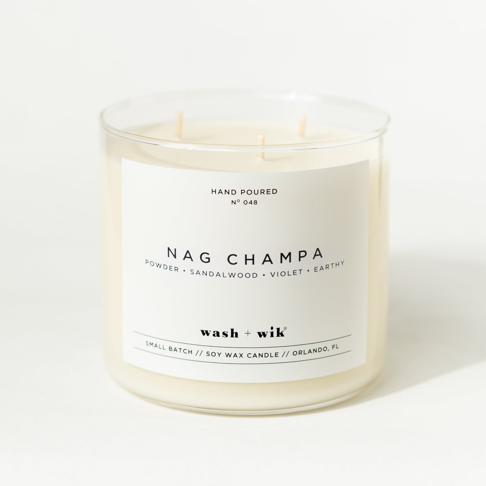 Three wick tumbler candle 