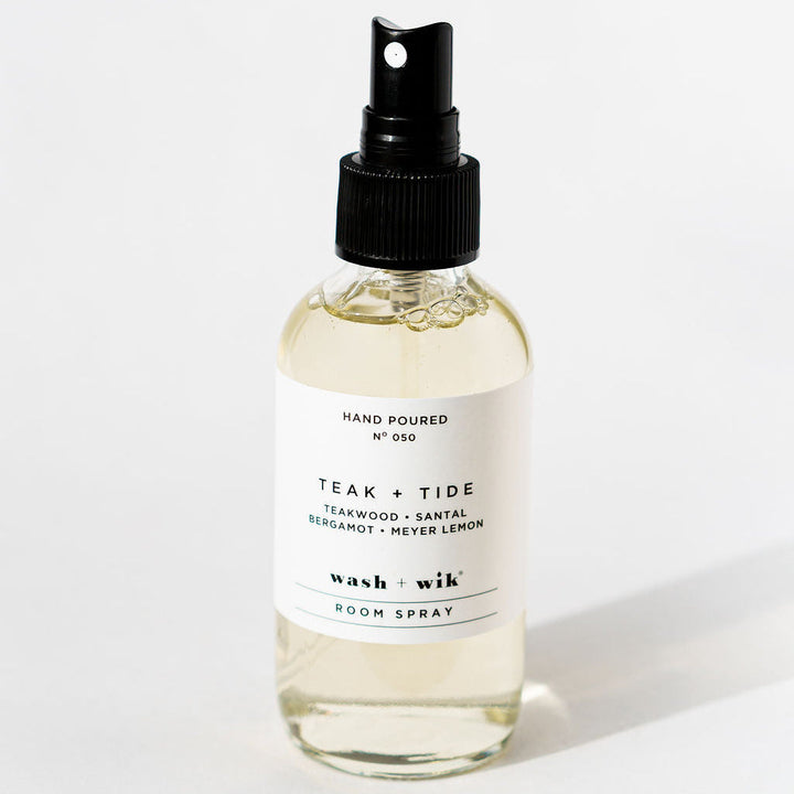 Room spray bottle labeled &