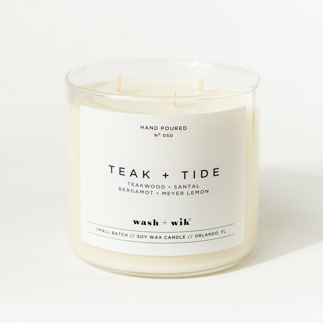 Three wick tumbler candle 