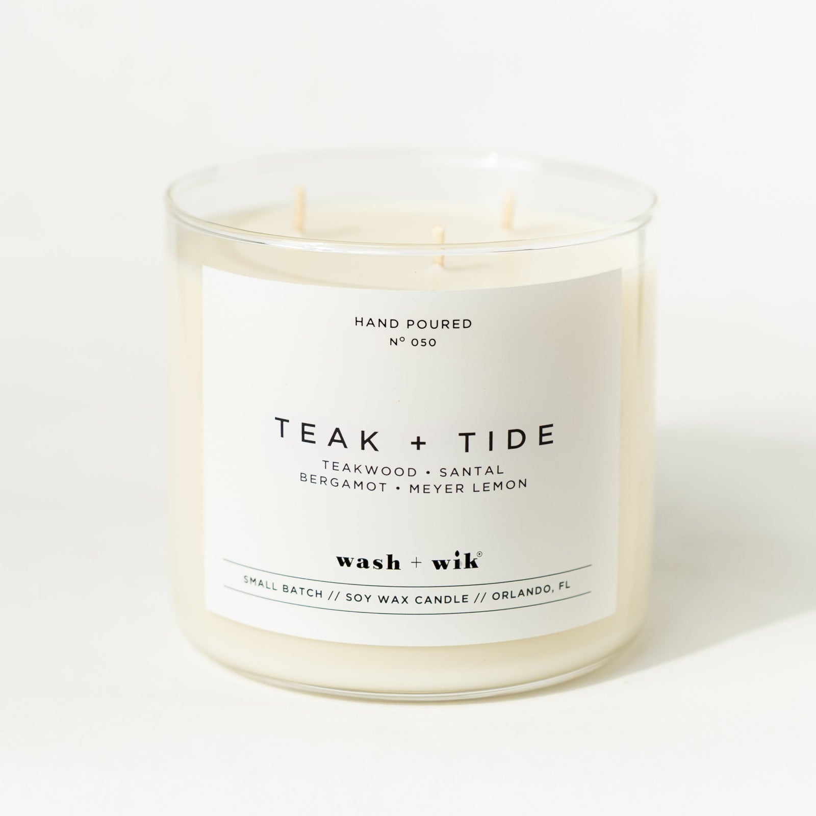Three wick tumbler candle 