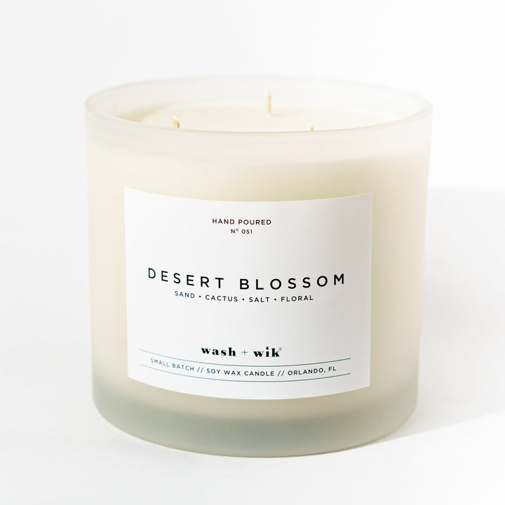 Candle labeled &