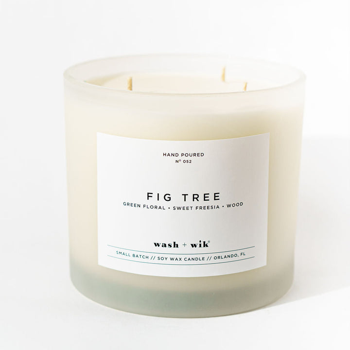 Candle labeled &