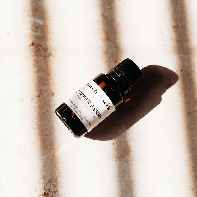 small apothecary bottle with label