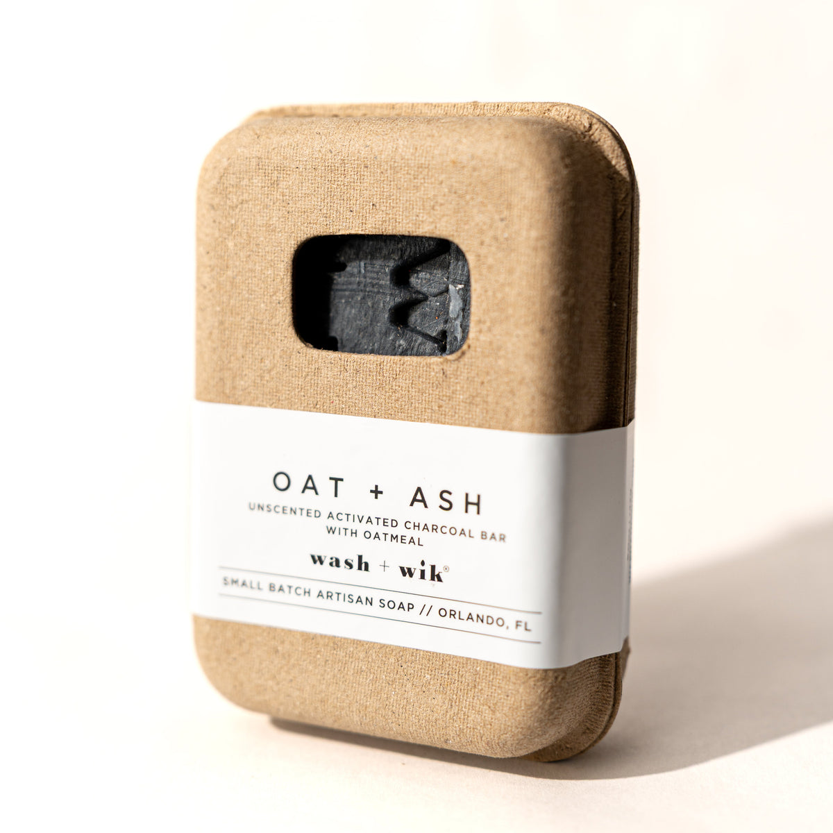Black soap in eco friendly package