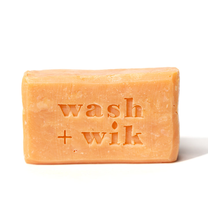 Bar of soap with &