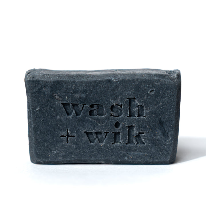 black bar of soap 