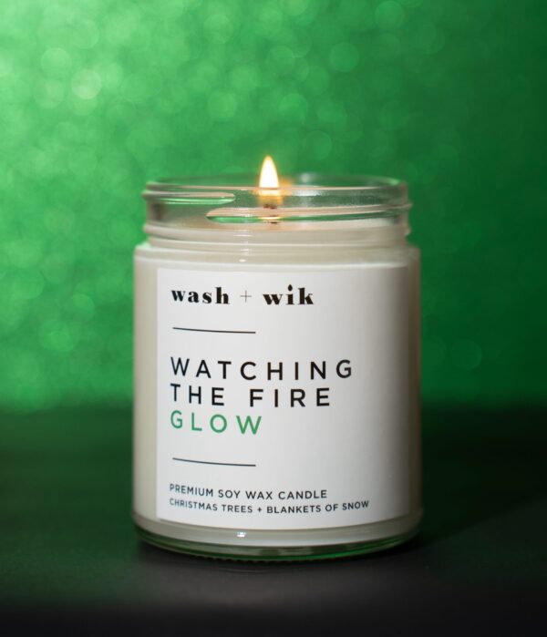 "Watching The Fire Glow" Soy Wax Candle