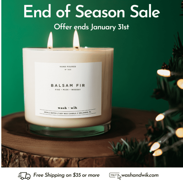 3 Wick (2lb) - End of Season Sale