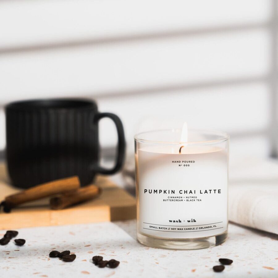 005-Pumpkin Chai Latte-1 Wick